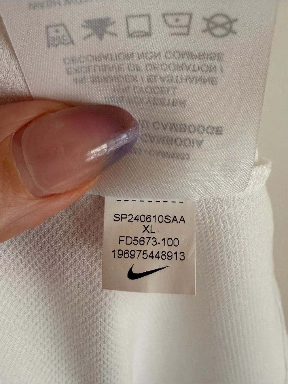 NWT NikeCourt Slam Dri-FIT Tennis Tank Top White Black Swoosh Extra Large XL